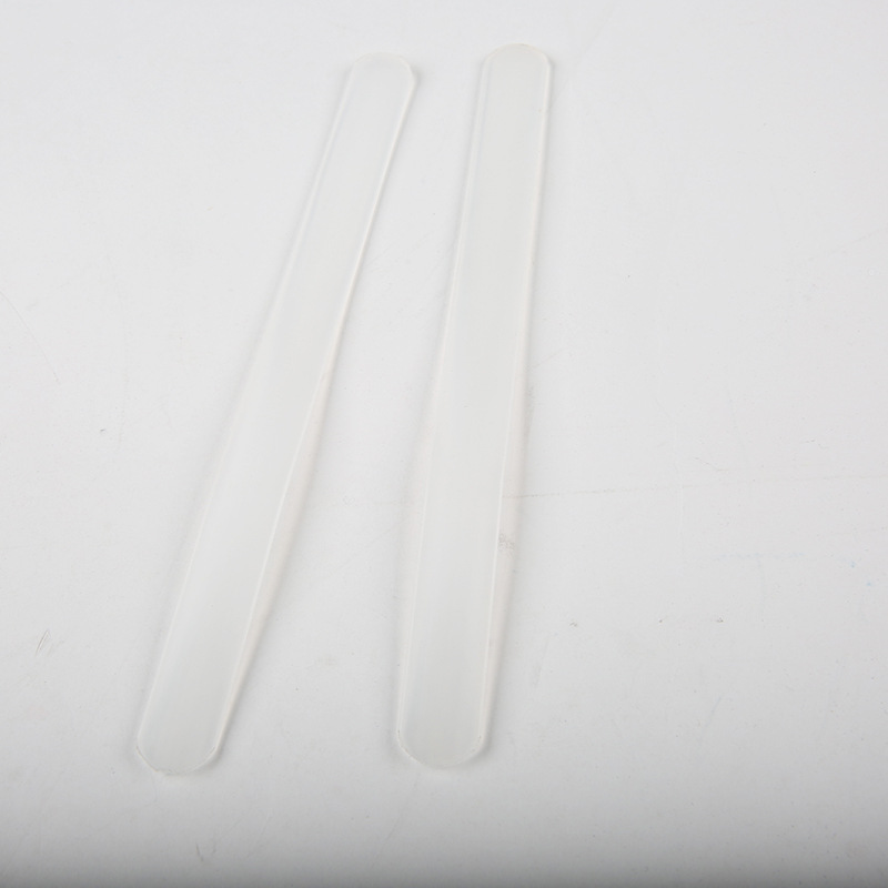 Factory Direct supply translucent plastic flat strip plastic stroller canvas support extrusion plastic strip PVC plastic layering