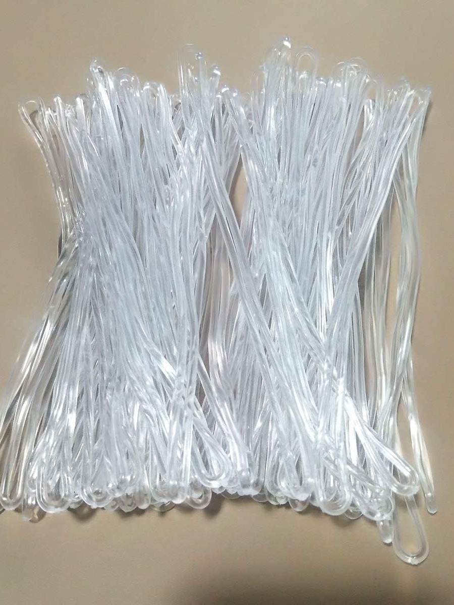 Прозрачный пластиковый ремешок для бирки на багаж, набор