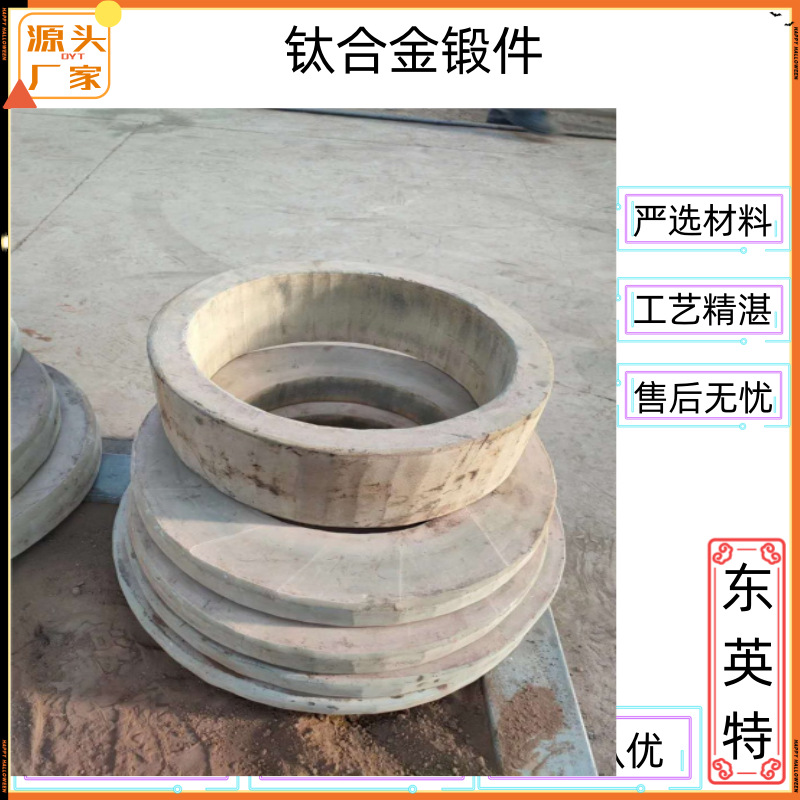 Customized Titanium Alloy Forged Titanium Forged Titanium Ring Titanium Cake Titanium Alloy Special-Shaped Parts