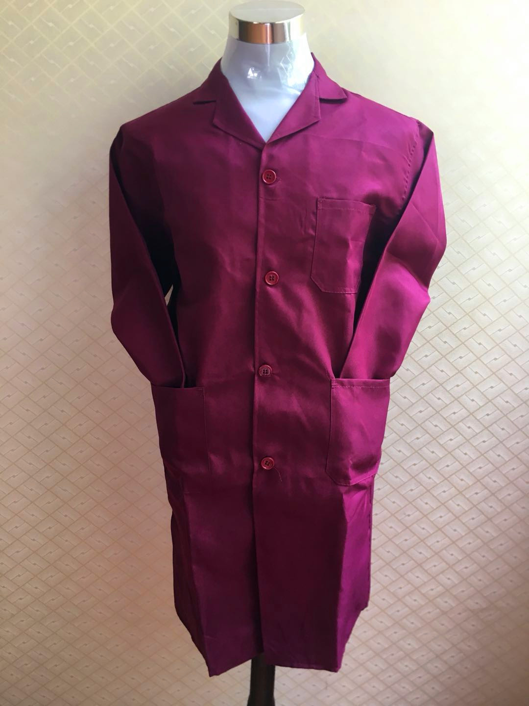 Men's and Women's Long Blue Coat Work Clothes Long-sleeved Handling Work Dust-proof Labor Protection Clothes Work Clothes Wholesale Factory Coveralls