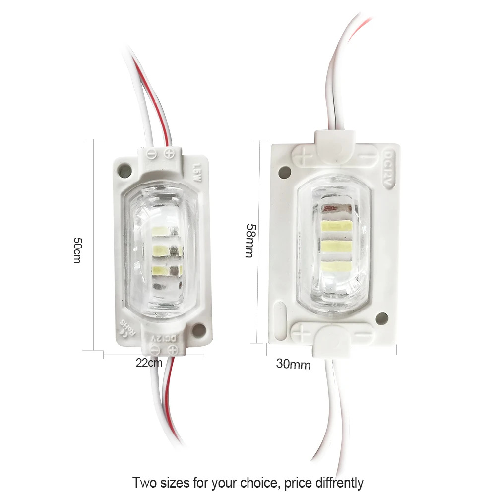 High Brightness Rgb Wheel Eyebrow Light Module 2835Led Module 12V1.2W Waterproof Ip67 Truck Tail Light Car Side Light
