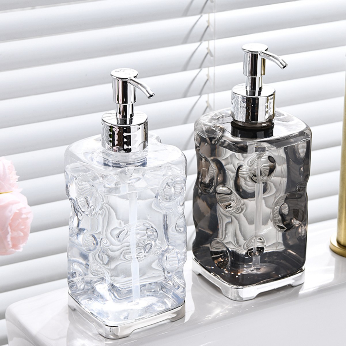 Bathroom Shower Gel Dispensing Bottle Home Gift Bathroom Supplies Corrugated Cheese Shower Gel Bottle Hand Sanitizer Bottle