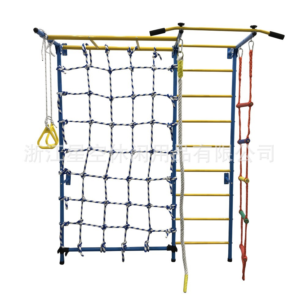 Children's Indoor Climbing Frame Multi-Functional Playground Trainer Climbing Net Cross-Border Direct Sales Factory