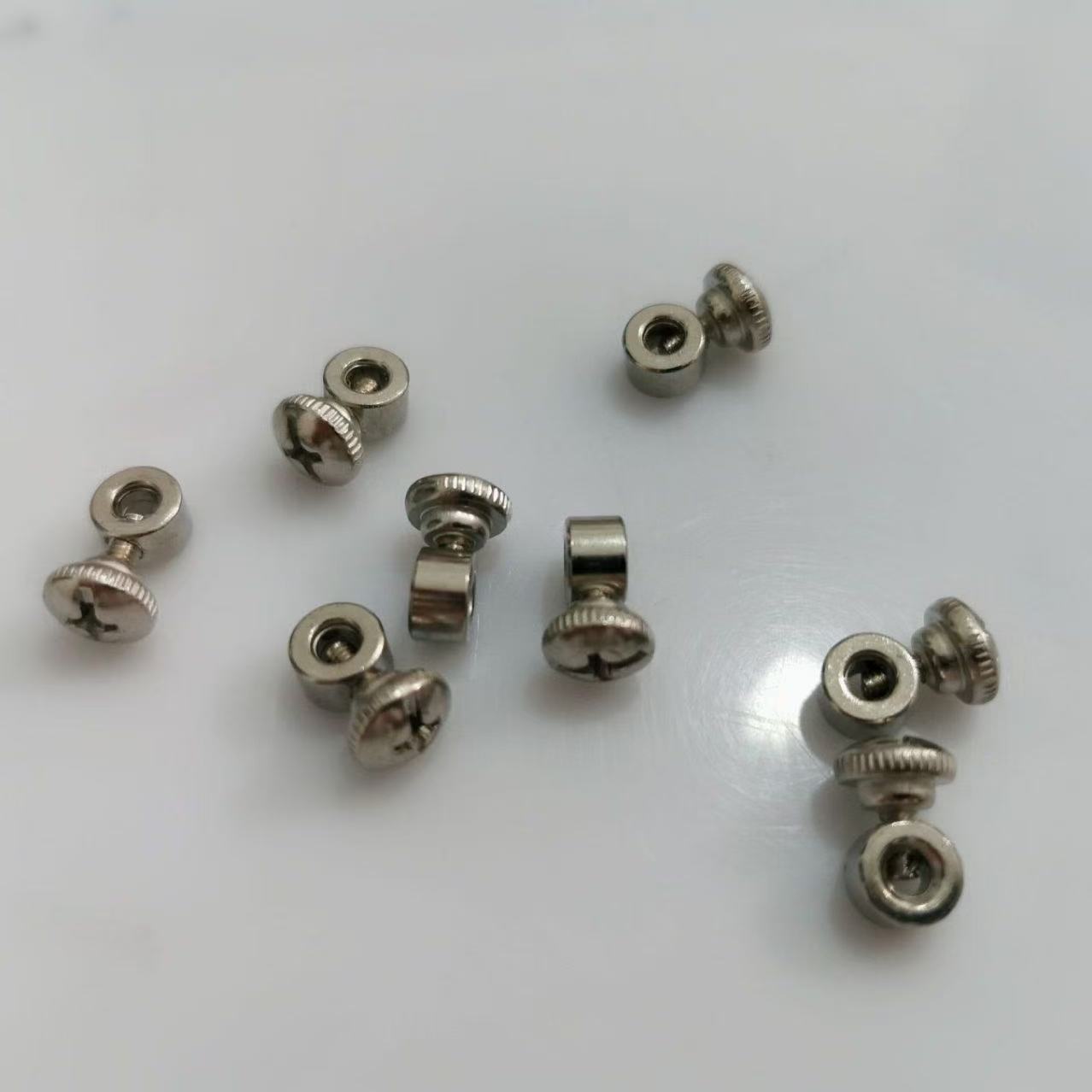 Metal Skipping Rope Adjustment Screw Hand-Twisted Knurled M3 Single-Hole Buckle Accessory Steel Wire Parent-Child Interaction