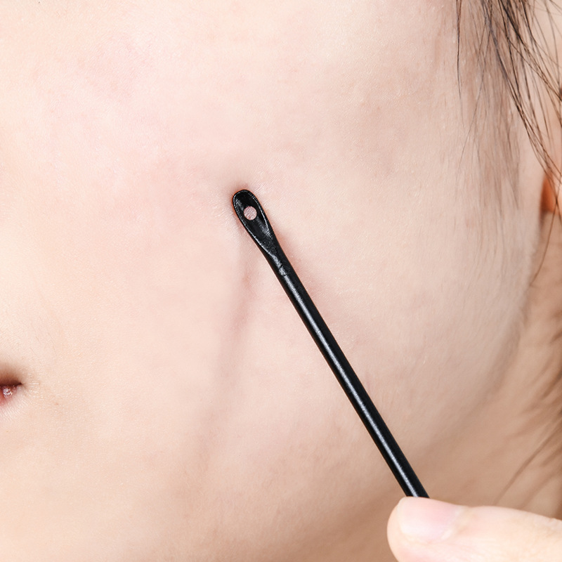 Wholesale] ear-picking cotton swab multi-functional baby double-headed ear spoon children's independent packaging cotton swab blackhead removing paper stick