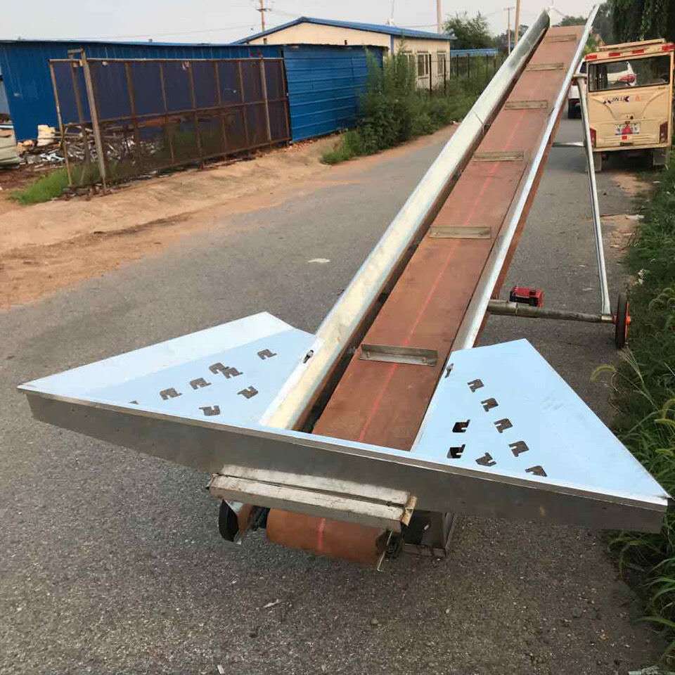 Corn Cob Conveyor, Cob Loading Machine, Stack Loading Machine, Warehouse Loading Machine, Unloading Machine, Household 220V Commercial 380V Conveyor Belt, Time-Saving and Labor-Saving