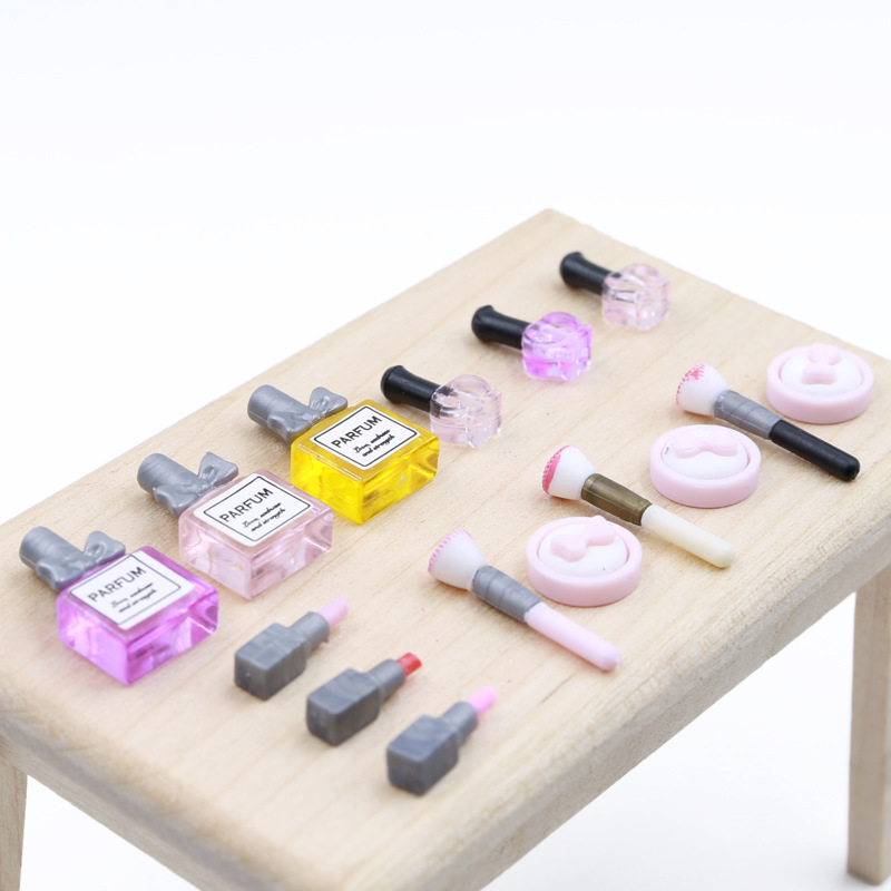 Мини набор парфюма и помады 1:12 для кукольного домика украшения для микро-ландшафта