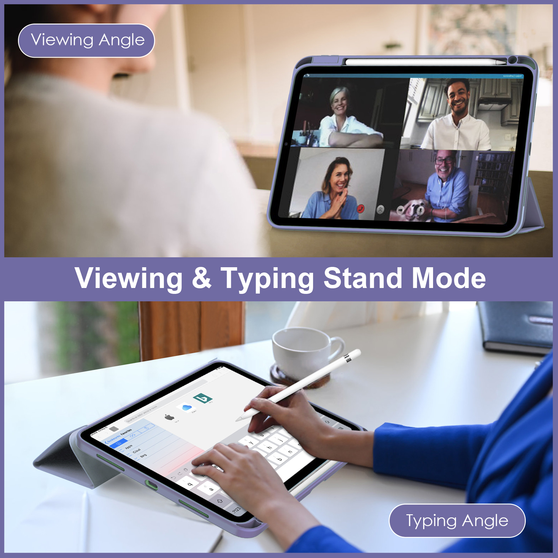 For Apple iPad Pro11 2025 Protective Case Air13 Transparent Pen Slot Acrylic Pro13 Leather Case