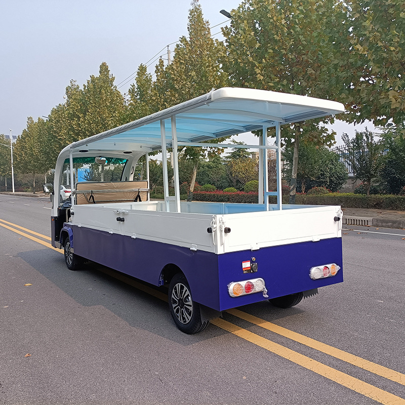 Электрический модифицированный грузовик, двухместный грузовик для доставки еды, тележка для постельного белья в отеле, инструментальный грузовик для завода, экспресс-транспорт, четырехколесное электрическое средство передвижения