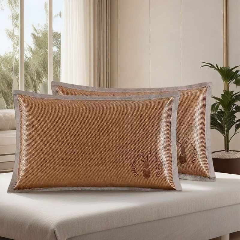 Летняя наволочка из льняного шелка с охлаждающим эффектом