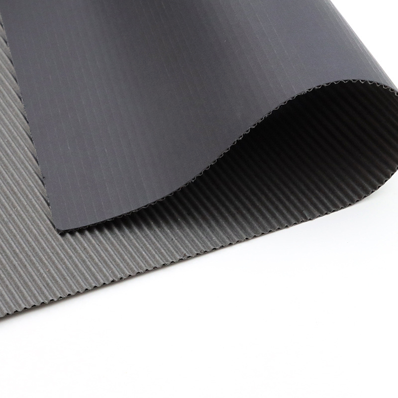 Two-Layer Black Corrugated Cardboard, All-Black Corrugated Paper, White E-Corrugated Paper Wholesale Cosmetic Lining Packaging