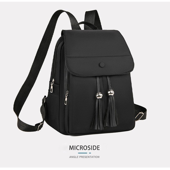 Fashionable and Simple Solid Color Backpack for Women, High-End Commuting to Work Backpack, Travel and Travel Large Capacity Lightweight Backpack