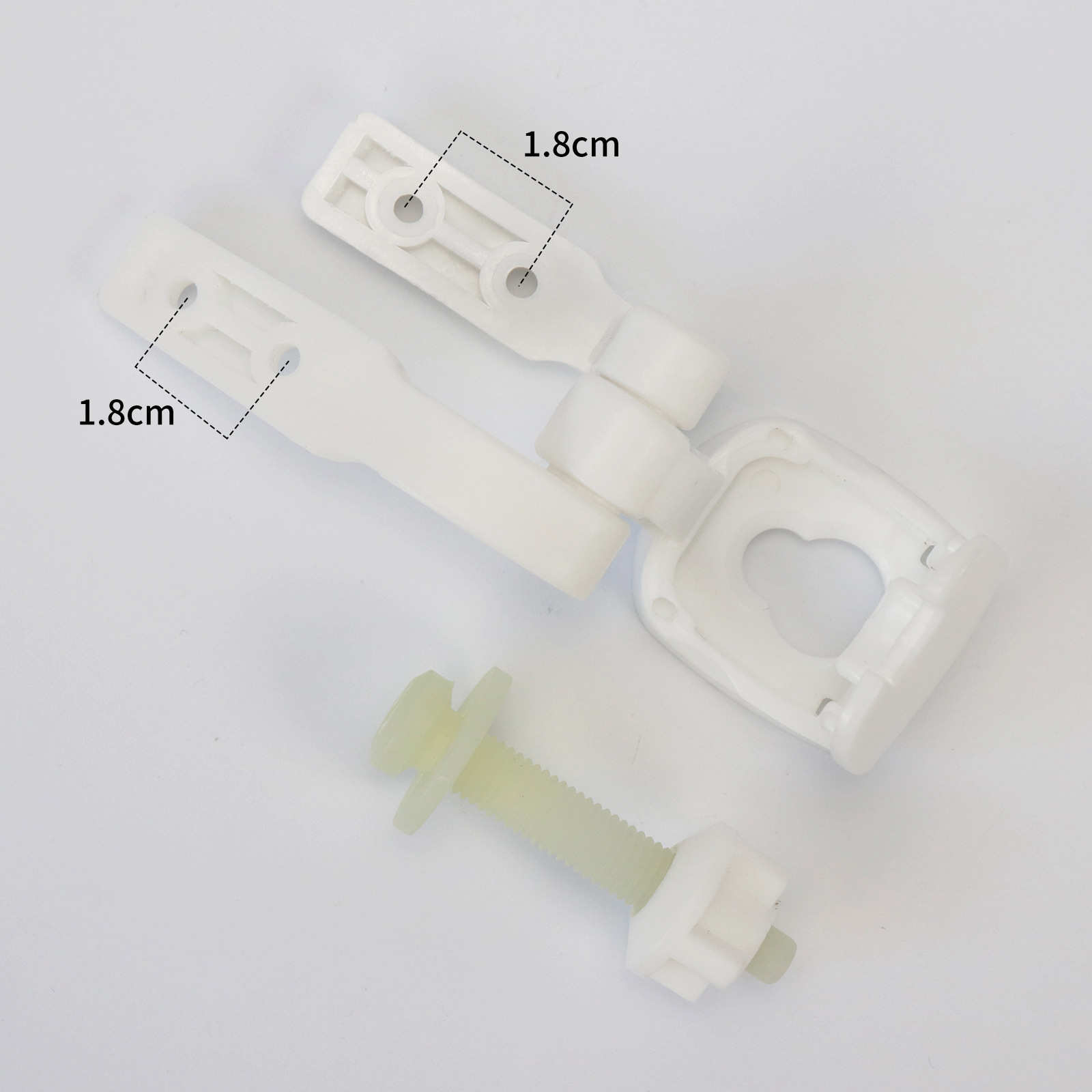 Factory direct toilet lid plastic hinge with screw accessories quick release type