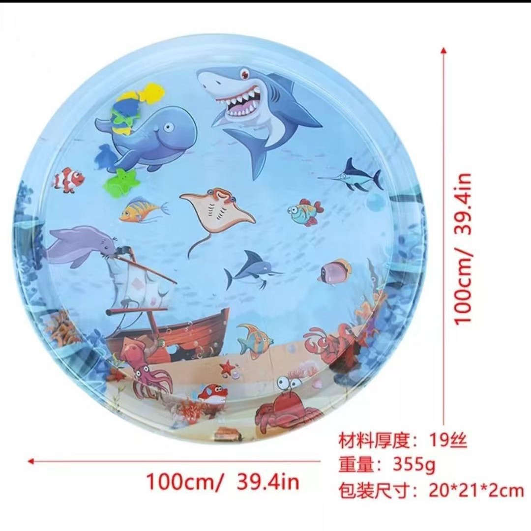 Cross-Border New Pet Ice Pad Summer Cat Water Pad Large Size Summer Cooling Water Bed Inflatable Water Pad