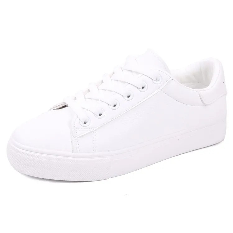 White Shoes Women's 2021 Spring and Autumn New Women's Shoes Student Flat Trendy Shoes All-match Spring and Autumn Sports Casual Sneakers