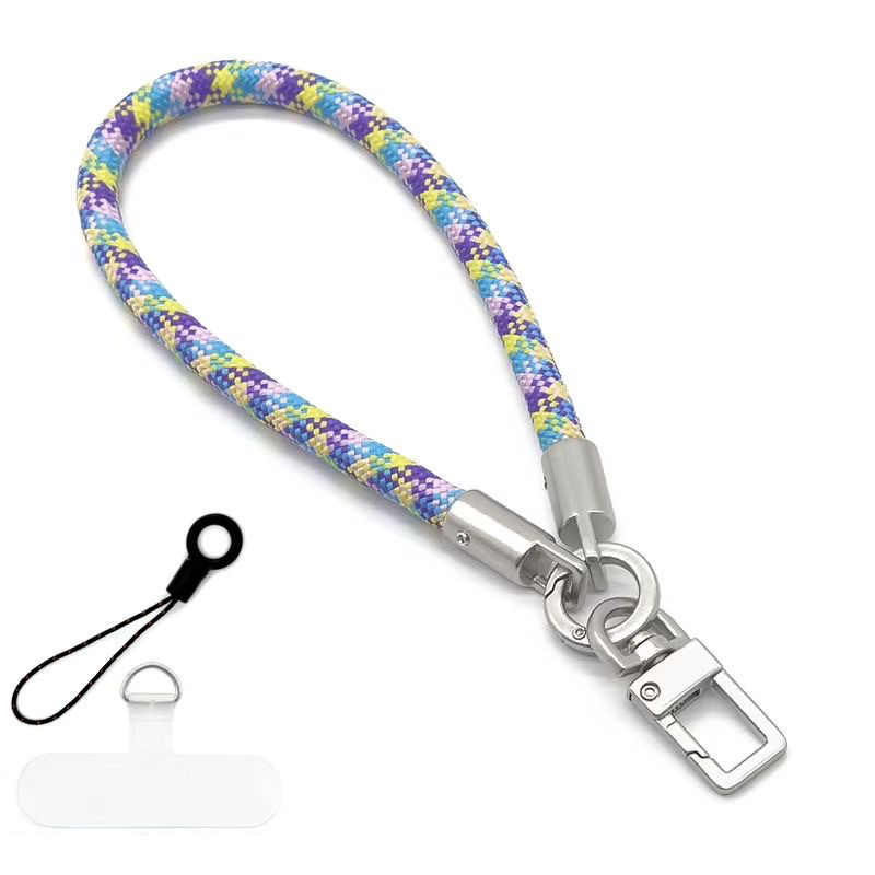 Mobile phone lanyard thickened wrist lanyard custom color printable logo mobile phone anti-lost rope customization