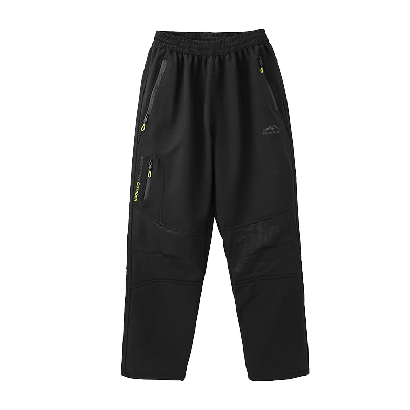 Boys' Pants, Youth Hiking Pants, Windproof and Warm Assault Pants, Loose Kidsren's Soft Shell, Middle and High School Kidsren