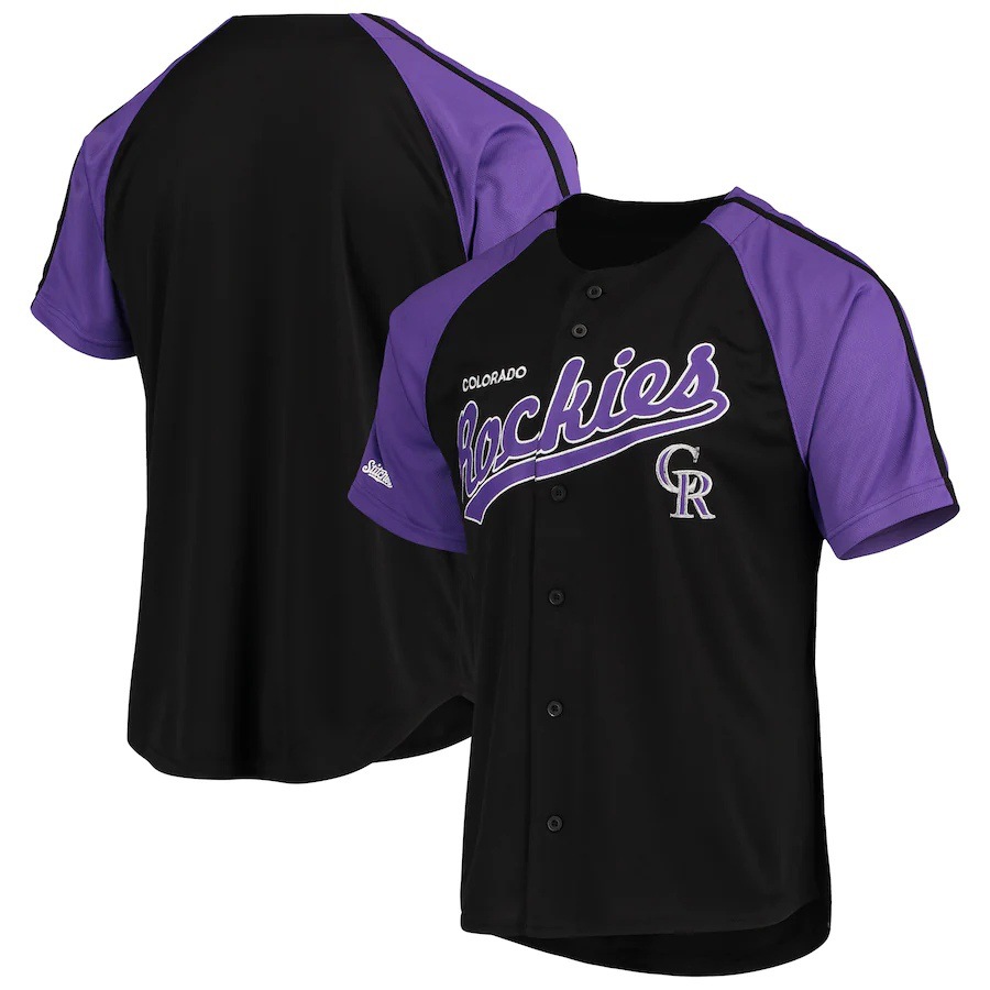 European and American Cross-Border Professional Baseball Uniforms, Softball Uniforms, American Game Baseball Shirts, Customized Colorado Rockies