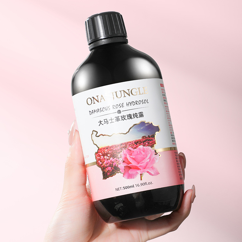 Damascus Rose Pure Dew Turkic Rose Flower Water Hydrating and Moisturizing Toner Spa Grade Wet Compress Manufacturer