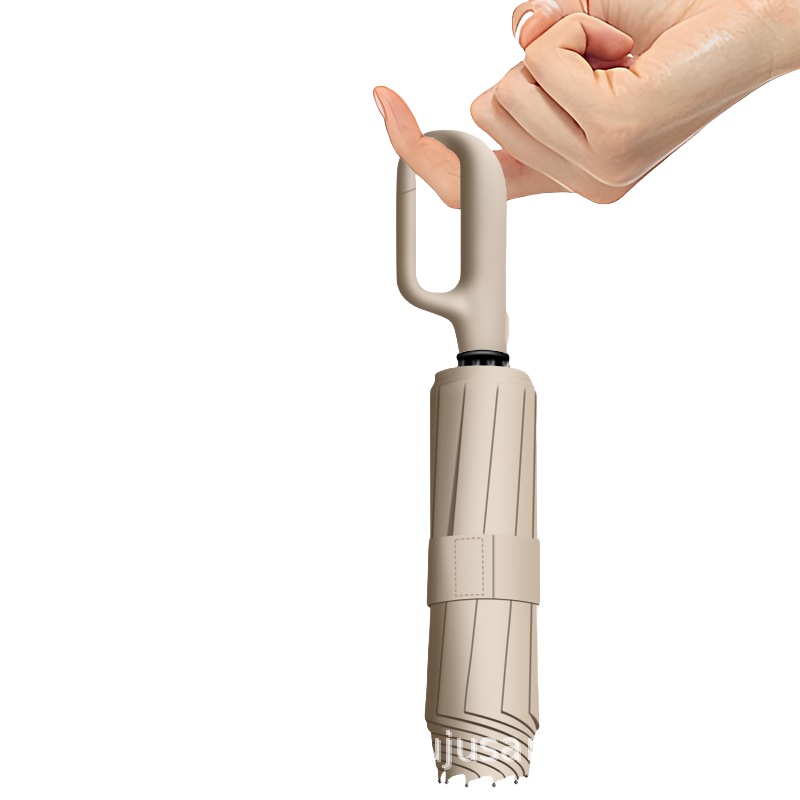 Fully Automatic Buckle Umbrella for Women and Men, Sun Protection Umbrella, Anti-Uv, Rain or Shine, Fixed Printed Logo