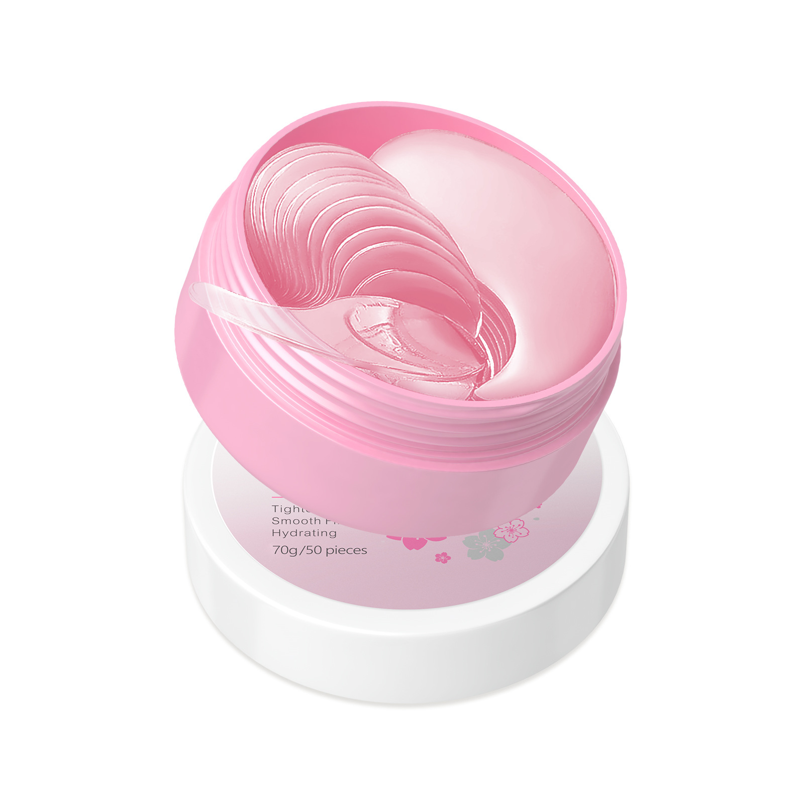 Cross-Border Laikou Sakura Rejuvenating Eye Mask 50 Pieces Moisturizing and Hydrating Eye Care Skin Care Products Wholesale