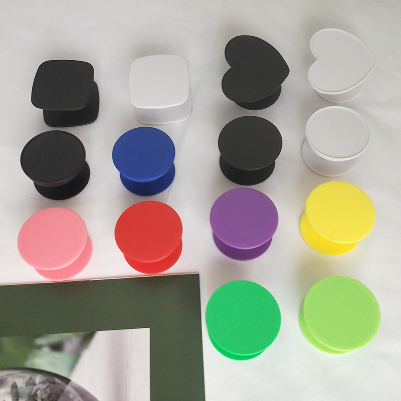 Mobile Phone Airbag Holder with Printable Logo Desktop Telescopic Painted Acrylic Holder Glue Airbag Mobile Phone Holder