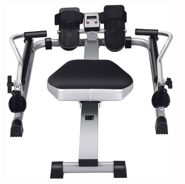 Household folding silent single double pole hydraulic rowing machine rowing device trainer household fitness sports equipment