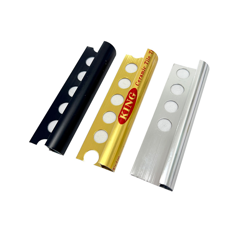 Aluminum Alloy Arc Edge Strips, Tile Edge Strips, Positive Corner Lines, Floor Recessed Edge Strips, Manufacturer Wholesale