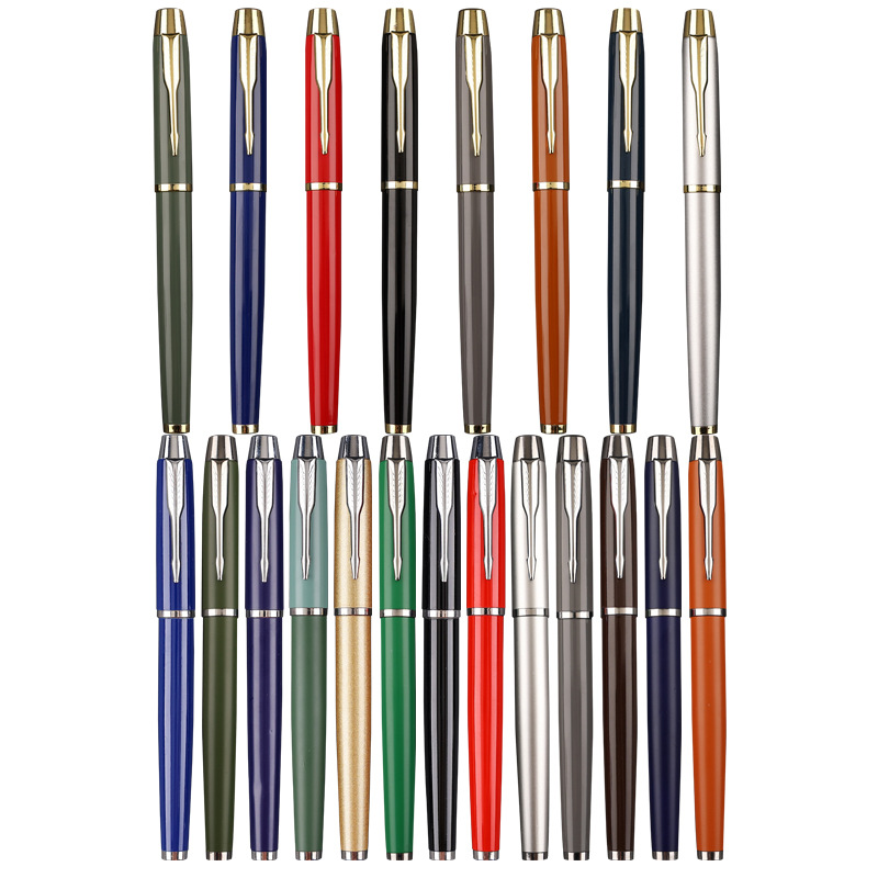 Factory sales metal orb signature pen 17 color meeting can make logo business office small gift gel pen