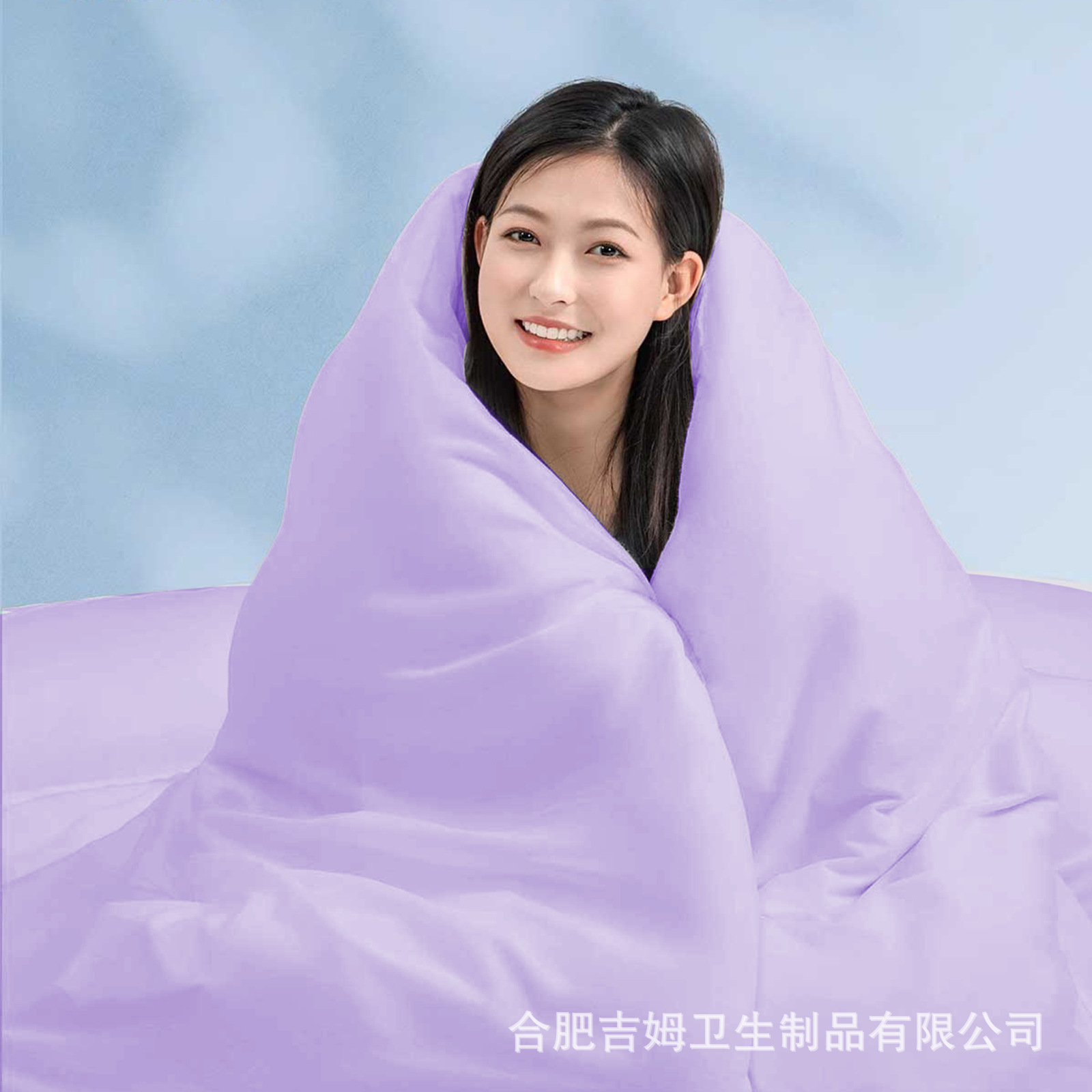 Portable Hotel Disposable Dirty Bed Sheet Four-piece Quilt Cover Pillowcase Travel Travel Double Thickened Bedding