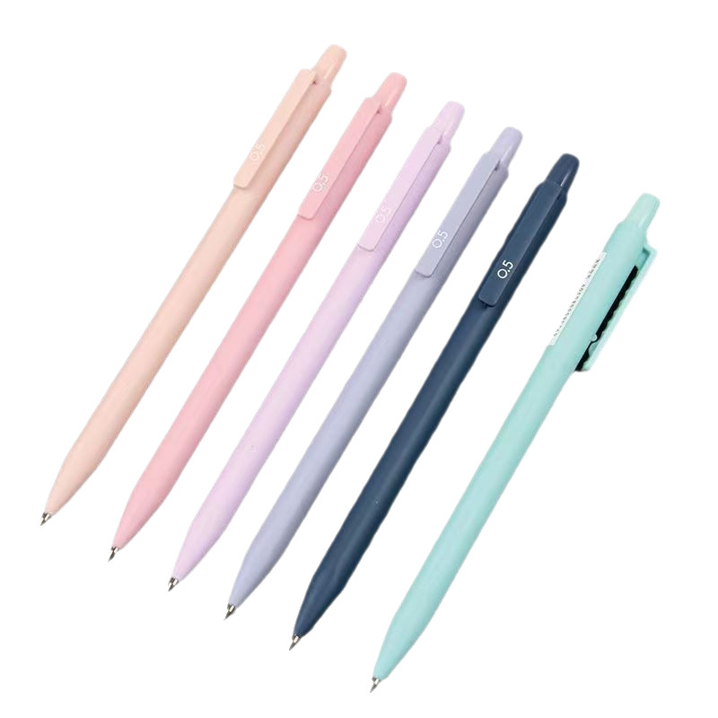 Tianzhuo 01688 Morandi color movable pencil triangle rod color pen rod simple automatic pen 0.5/0.7mm