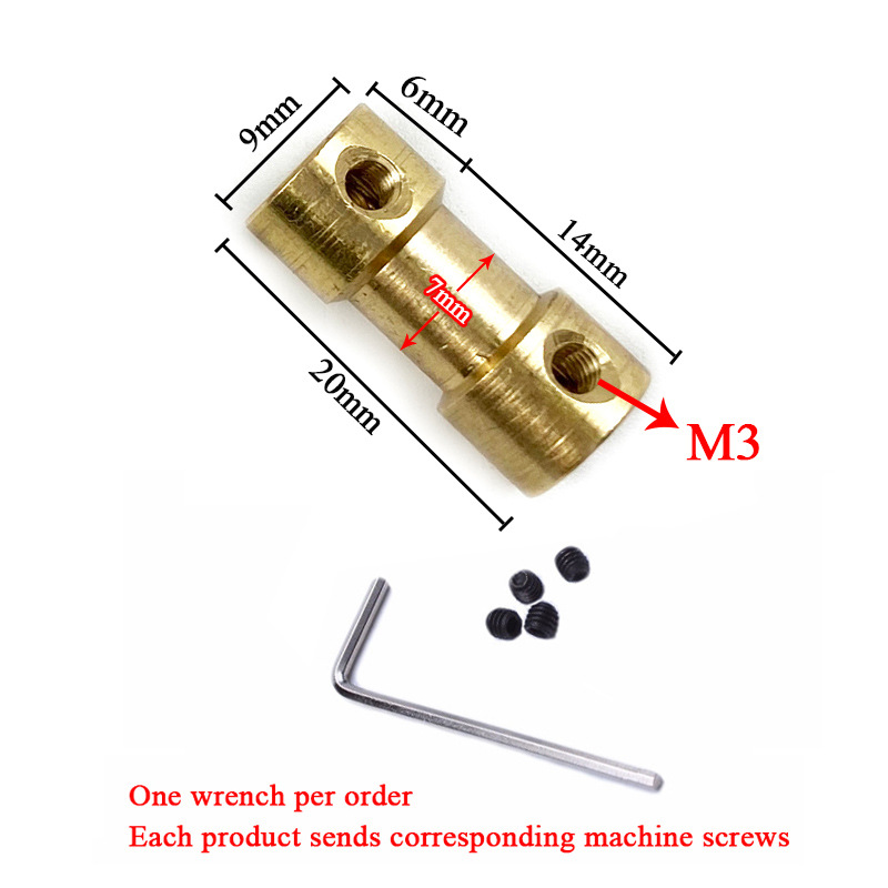 Brass coupling copper coupling shaft transmission parts Motor Motor rigid model large torque coupling