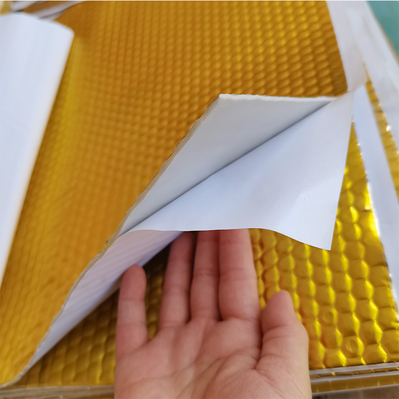 Manufacturer Wholesale Damping Sheet Self-Adhesive Soundproofing Sewer Pipe Damping Shock-Absorbing Sheet Honeycomb Butyl Rubber Silencer Sheet Shock-Proof