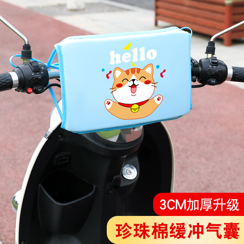 Electric battery motorcycle children's pillow anti-collision pad anti-collision head infant protection pad bag seat artifact front