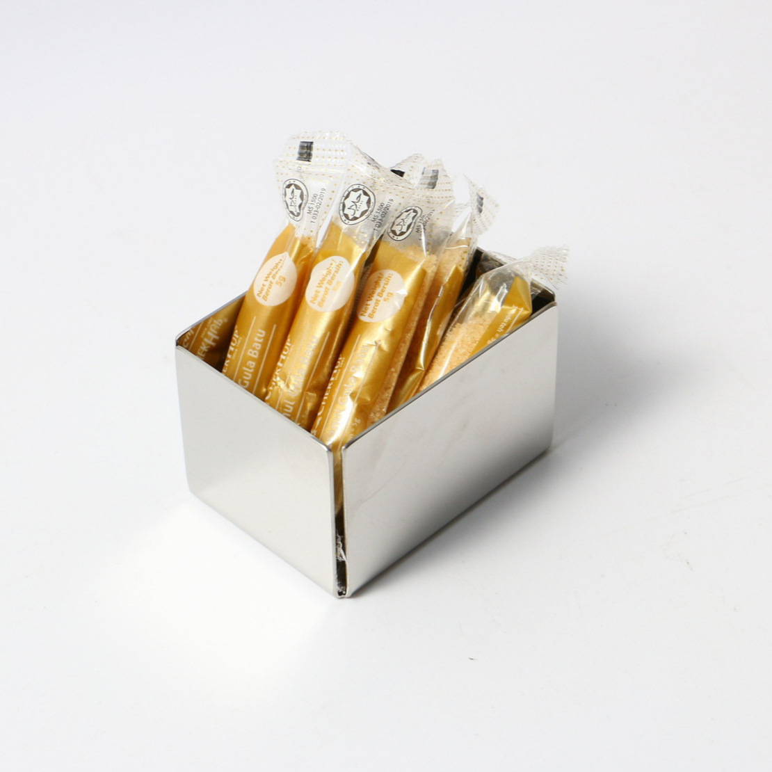 304 Specialty Coffee Sugar Cup Square Sugar Cup Sugar Bag Milk Cup Latte Art Cup Coffee Cup Cross-Border