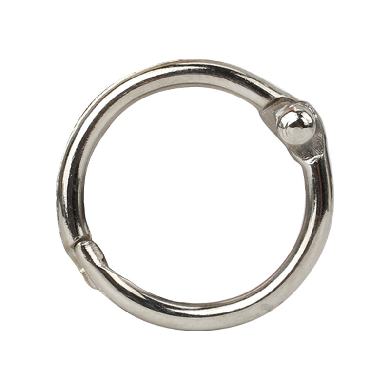 Factory cross-border 15-110 metal open ring iron book ring photo album card ring snap ring binding ring ring loose leaf ring