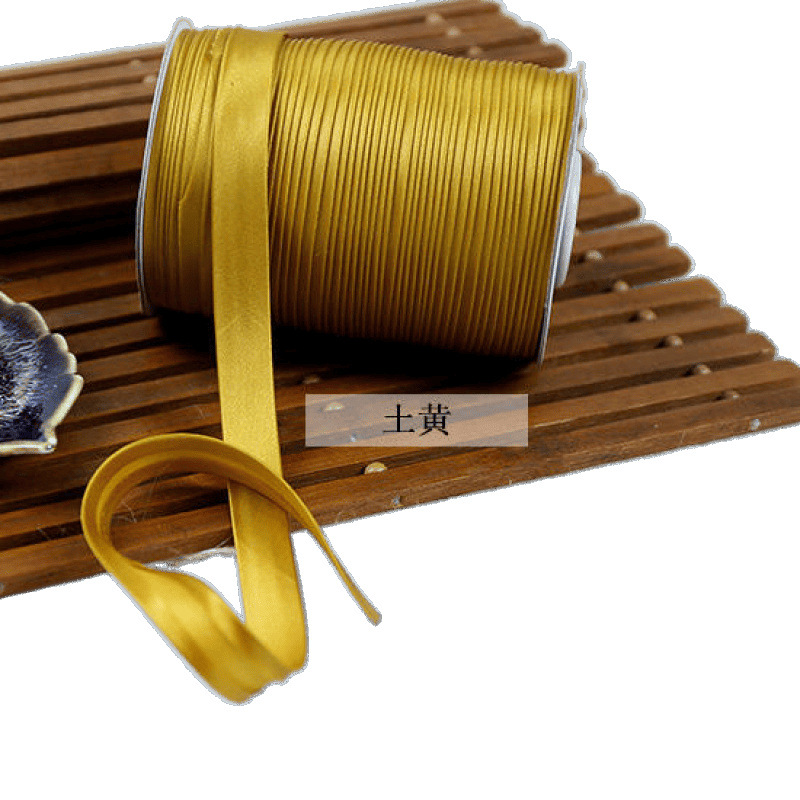 High-Quality Solid Color Piping Tape, No-Iron Piping Strips for Cheongsam Clothing, Colorful Handmade Garment Accessories