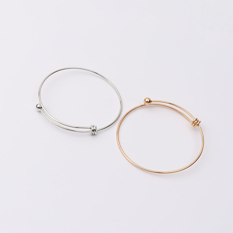 Factory Supply Activity Push Pull Bracelet diy Bracelet Cross Border Quality Supply Adjustable alex Steel Wire Bracelet