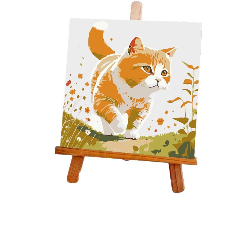 20*20 Landscape Flower Coloring Digital Oil Painting Handmade DIY Filling Hand-Painted Oil Painting Coloring Painting Living Room Decorative Painting