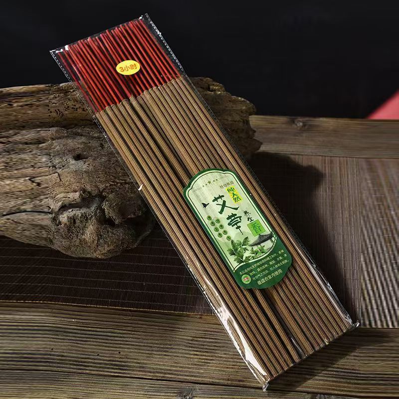 Incense to God Wu Shen sandalwood wormwood bamboo stick incense Bye-bye Buddha incense on incense bamboo stick incense incense in the old mountain incense line incense