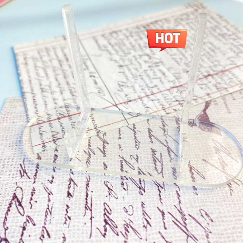 Bar Display Stand Card Frame Base Small Card Holder Acrylic Bar Holder Universal Desktop Card Brick Card Holder Badge