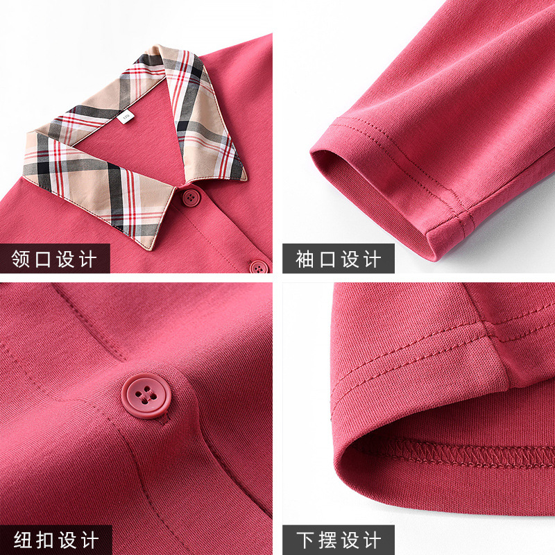 Women's Cardigan Autumn Coat, Pure Cotton, Elderly Autumn and Winter Thermal Wear, Cotton Base Layer, Grandma's Top, All-Cotton, New Autumn and Winter Style