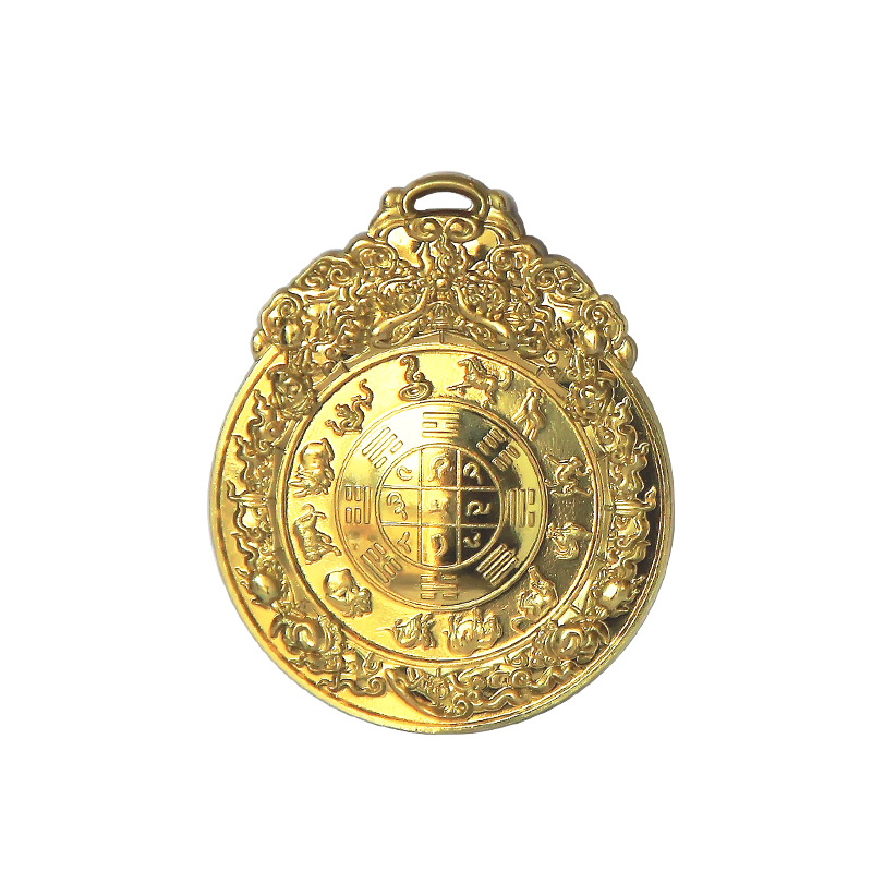 Manjusri Nine Palace Bagua Brand Male Pendant Couple Necklace Brand Male and Female Pendant Pendant Key Accessories