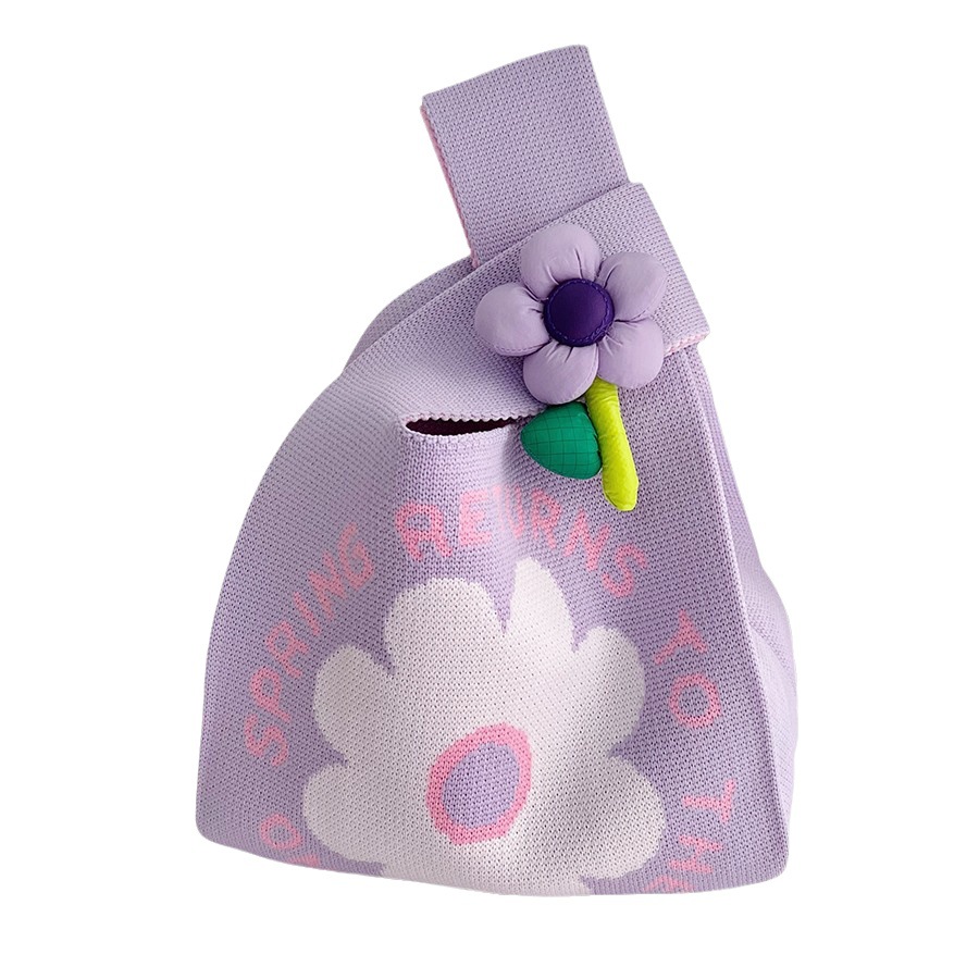 New Knitted Bag for Women, Animal Style Handbag, Cute Souvenir Snack Bag, Practical and Versatile Woven Bucket Bag