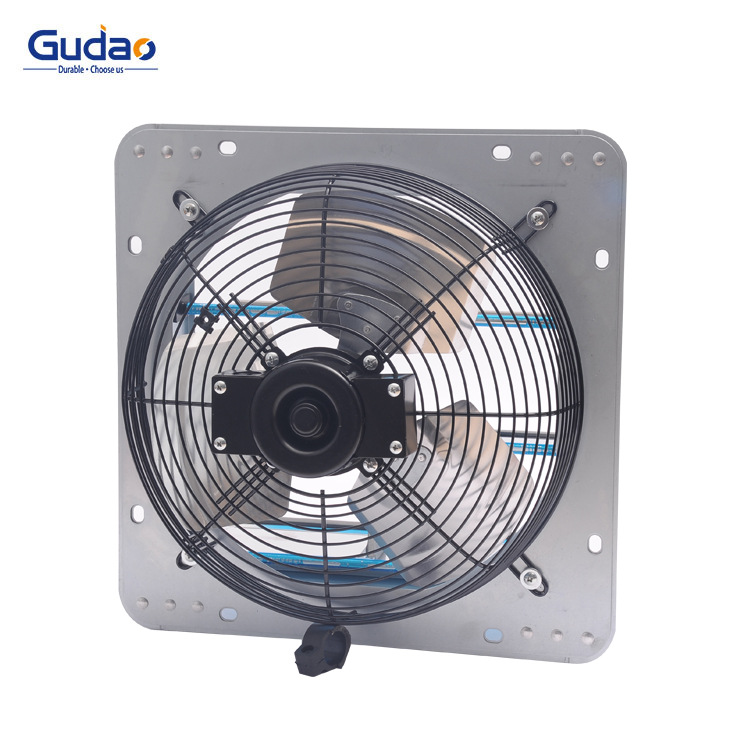 All-metal strong Louver Fan Wall exhaust fan kitchen lampblack ventilator large air volume mute exhaust fan 110V