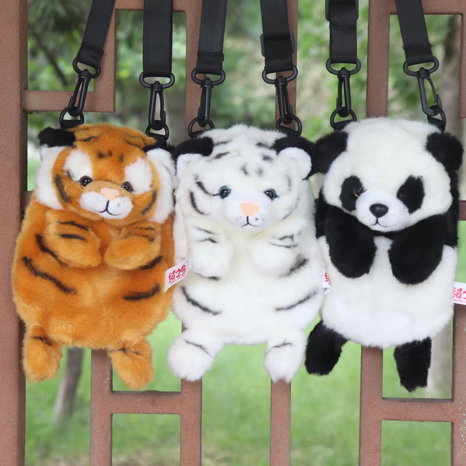 Сумка через плечо в виде тигра, плюшевая сумка для детей, оптовая продажа