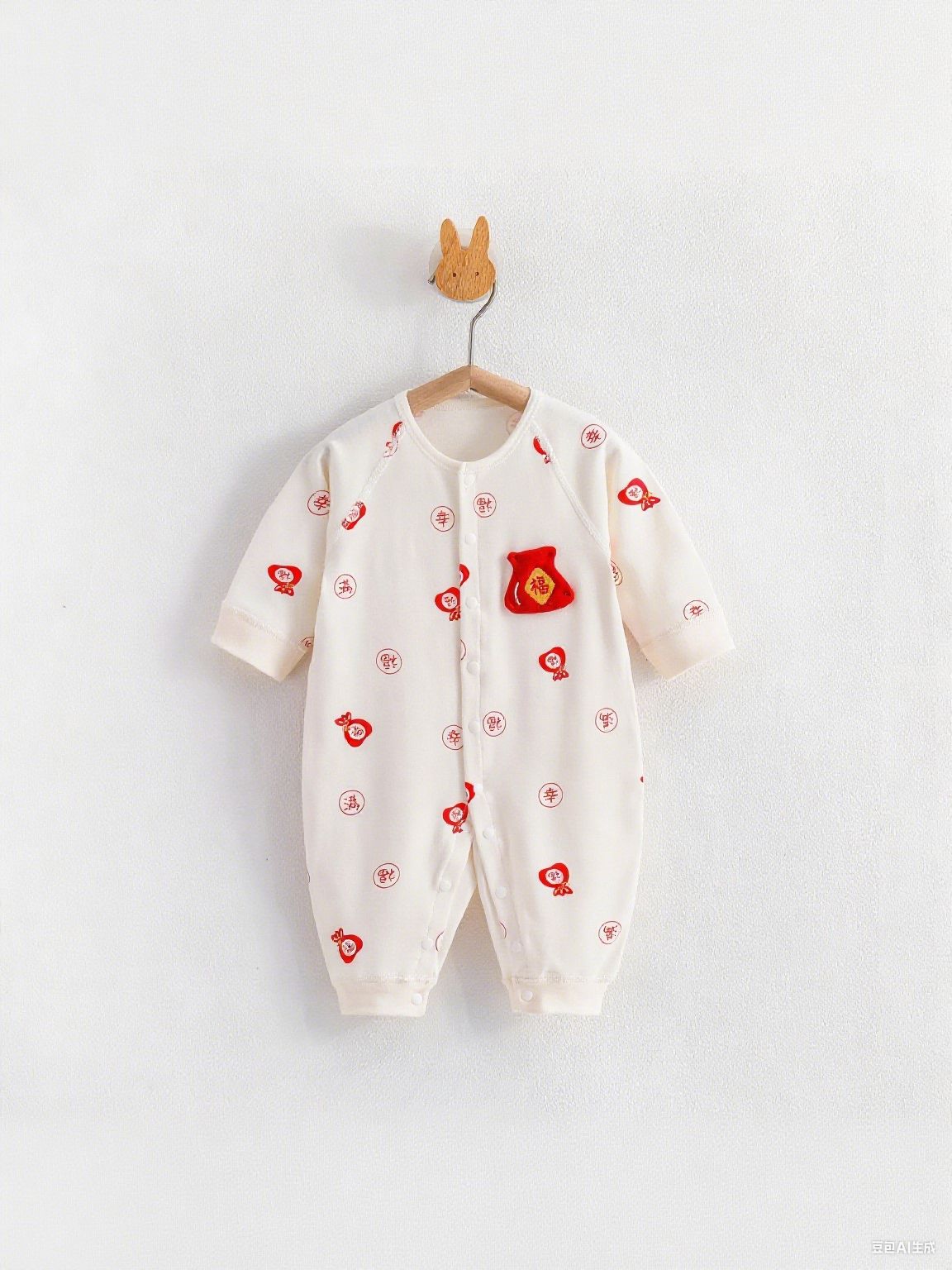 Four Seasons Newborn Baby Jumpsuit Spring and Autumn New Pure Cotton Baby Clothes 0-12 Months Boneless Romper Suit