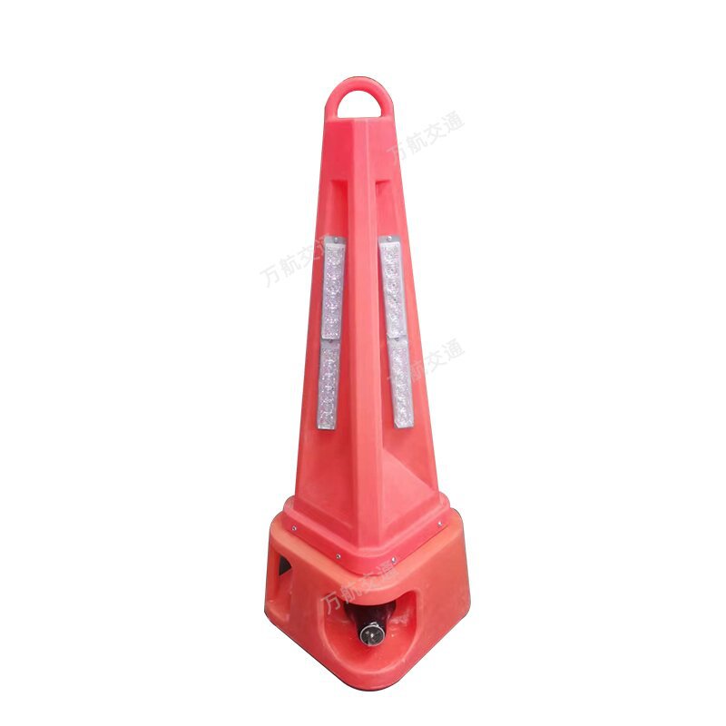 Acousto-optic warning road cone highway construction LED acousto-optic road cone voice alarm flash warning cone barrel