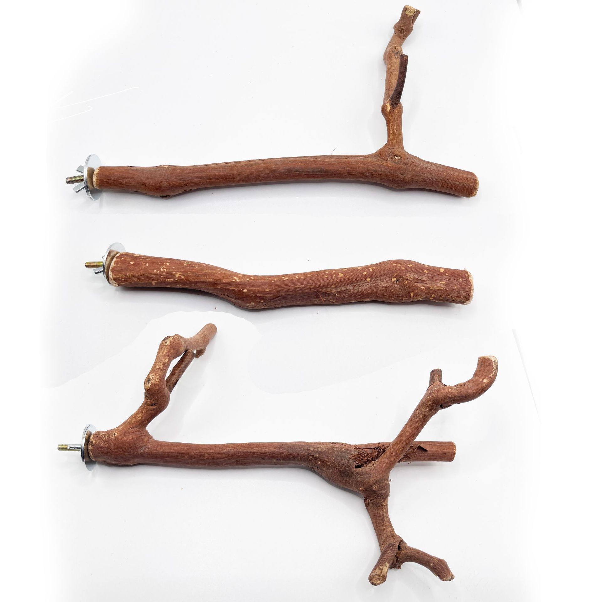 Parrot Bird Standing Pole Log Grape Wood Pepper Wood Apple Wood Standing Stick Bird Claw Grinding Perch Stand Bird Cage Accessories