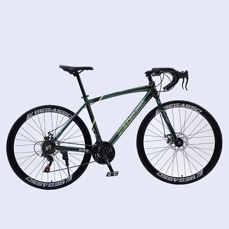 Cross-border Wholesale Aluminum Alloy Road Bike Bend Handle Lightweight Racing Racing Men's Adult Variable Speed Student Bike